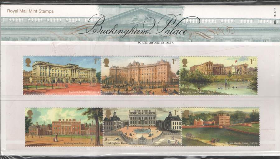 (image for) 2014 Buckingham Palace Royal Mail Presentation Pack 497 - Click Image to Close
